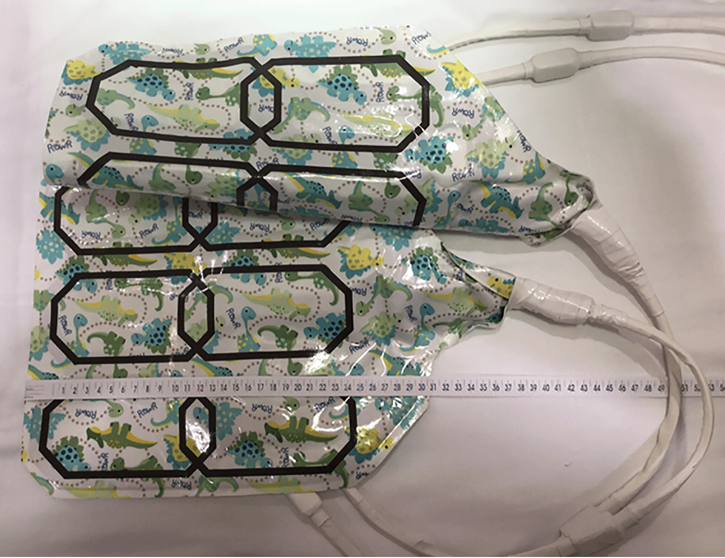 Coil with elements printed with conductive inks.  This approach has enabled highly flexible and lightweight coil fabrication